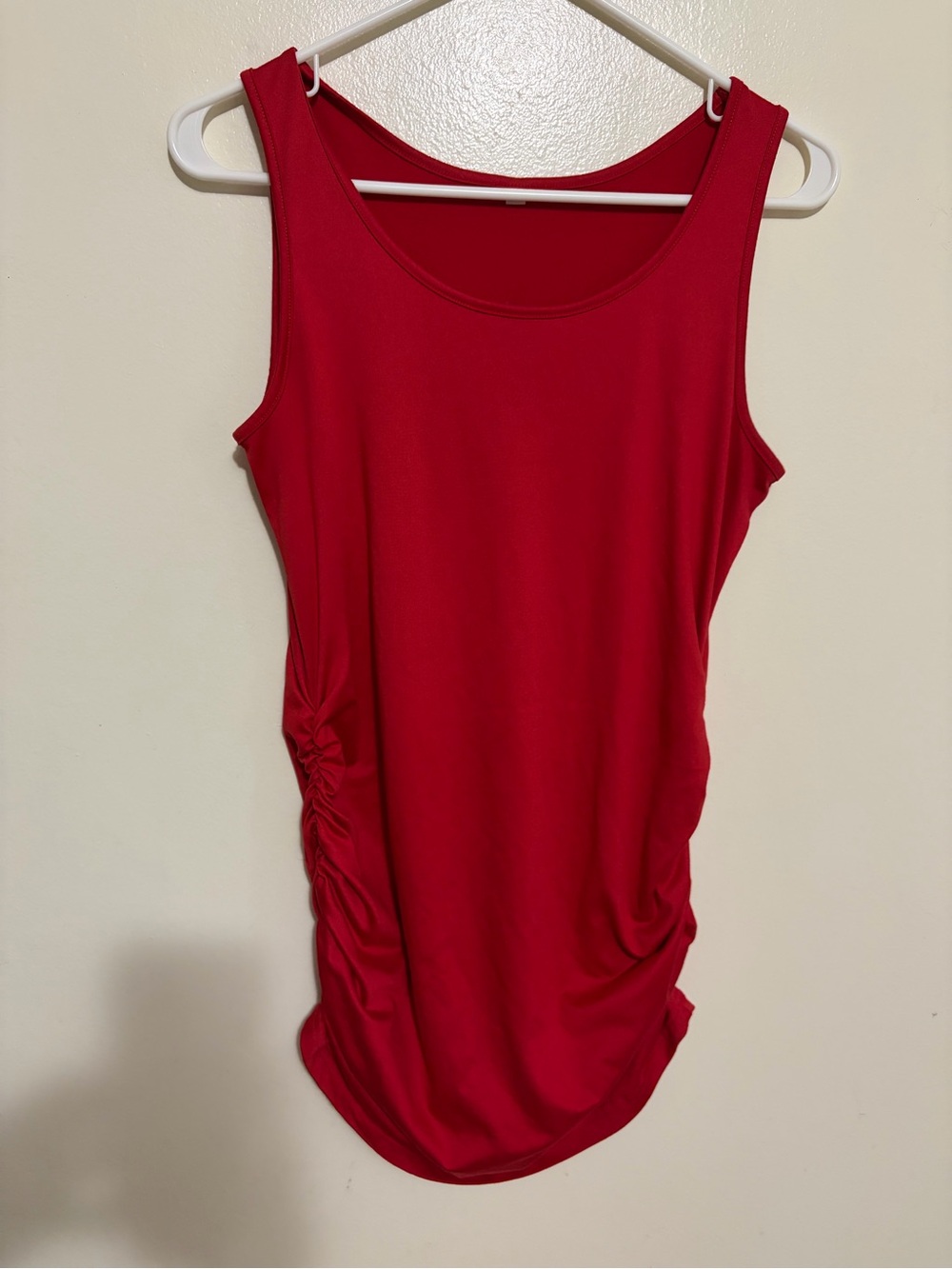 Women’s size small red maternity tank top